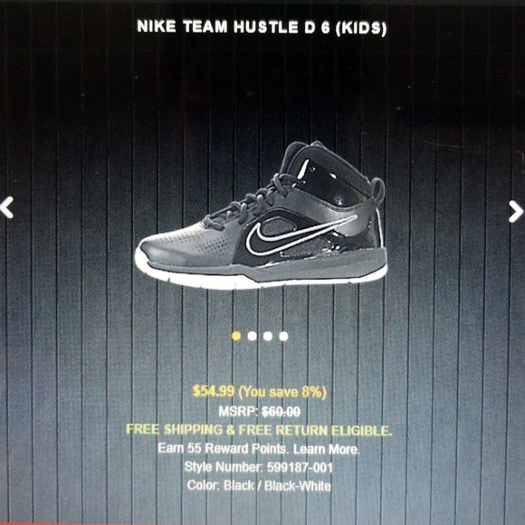 Nike Team Hustle Sneakers - Picture 5 of 5